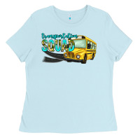 Baby Blue transportation squad Ladies Tee - NancyCooperArtShop