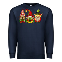 Navy Elf Gnomes Premium Sweatshirt - CowhideDigitalArt