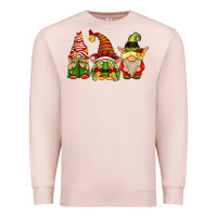 Pale Pink Elf Gnomes Premium Sweatshirt - CowhideDigitalArt