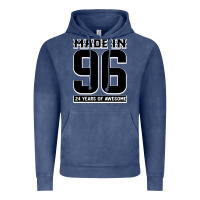 Vintage Denim Made In 96 24 Years Of Awesome Vintage Hoodie - Bettercallsaul