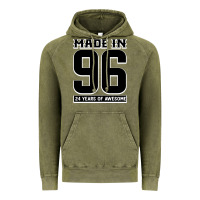 Vintage Olive Made In 96 24 Years Of Awesome Vintage Hoodie - Bettercallsaul