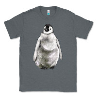 Charcoal Heather baby penguin Classic Tee - LillyAllenDesigns