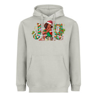 Moon Dust Joy Girl Black Heavyweight Hoodie - CowhideDigitalArt