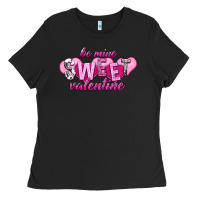 Black be mine sweet valentine Ladies Tee - NancyCooperArtShop