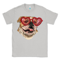 Moon Dust English bulldog with love glass Classic Tee - RanaPortraitStore