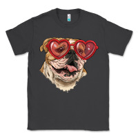 Smoke English bulldog with love glass Classic Tee - RanaPortraitStore