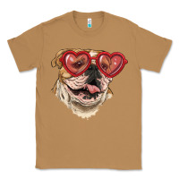 Toasted Coconut English bulldog with love glass Classic Tee - RanaPortraitStore