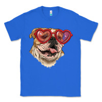 True Royal English bulldog with love glass Classic Tee - RanaPortraitStore