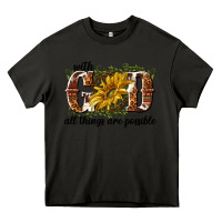 Asphalt with god all things are possible Heavy Core Tee - NancyCooperArtShop