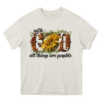 With God All Things Are Possible Heavy Core Tee | Teevron