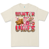 Bone pink winter vibes Premium Tee - MaliasSmallBusiness
