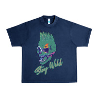 Navy Stay Wild Urban Heavy Tee - Bettercallsaul