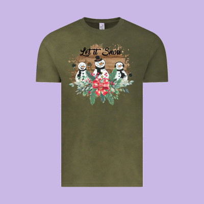 Let It Snow Vintage Tee Designed By Bettercallsaul
