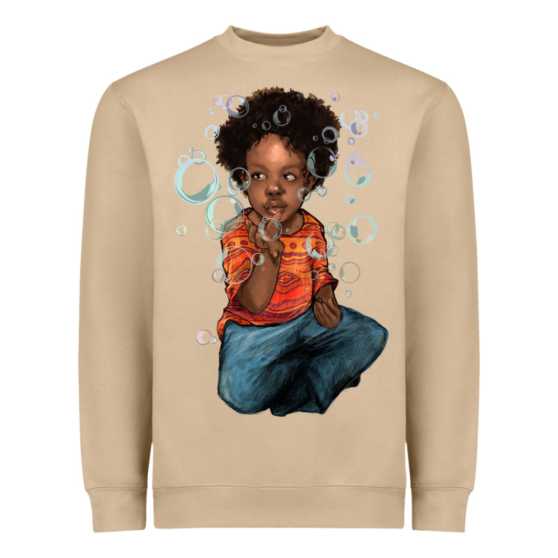 Afro Black Boy Heavyweight Sweatshirt by HowdyJamesFarm | Teevron