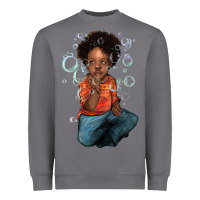 Storm Afro black boy Heavyweight Sweatshirt - HowdyJamesFarm