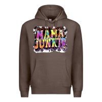 Coffee Mama junkie Mother's Day Premium Hoodie - FaDigitalArtStudio