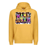 Mustard Mama junkie Mother's Day Premium Hoodie - FaDigitalArtStudio