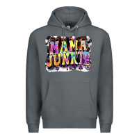 Rock Mama junkie Mother's Day Premium Hoodie - FaDigitalArtStudio