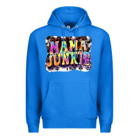 True Royal Mama junkie Mother's Day Premium Hoodie - FaDigitalArtStudio