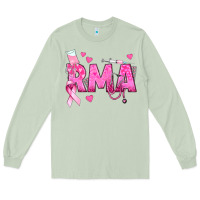 Matcha breast cancer rma registered medical assistant Long Sleeve Tee - texasbilliewilder