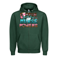 Sports Green coffee gives me nurse powers bbs Zipper Hoodie - BundleAndBundleShop