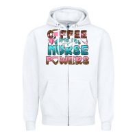White coffee gives me nurse powers bbs Zipper Hoodie - BundleAndBundleShop