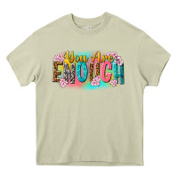 Mossy you are enough Heavy Core Tee - NancyCooperArtShop