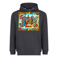 Smoke joy jesus Heavyweight Hoodie - CowhideDigitalArt