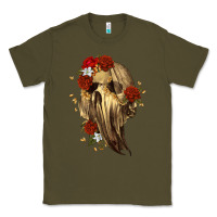 Army Green Ghost Skeleton Classic Tee - RanaPortraitStore