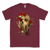 Burgundy Ghost Skeleton Classic Tee - RanaPortraitStore