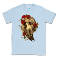 Dusty Blue Ghost Skeleton Classic Tee - RanaPortraitStore