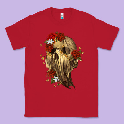 Ghost Skeleton Classic Tee Designed By Ranaportraitstore