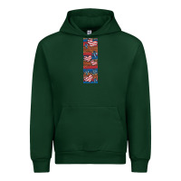 Forest Green usa flag and cross penwraps Urban Hoodie - Artiststas