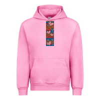 Fuchsia Pink usa flag and cross penwraps Urban Hoodie - Artiststas