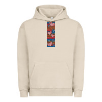 Pigment French Oak usa flag and cross penwraps Urban Hoodie - Artiststas