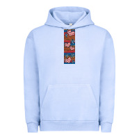 Pigment Grape Ice usa flag and cross penwraps Urban Hoodie - Artiststas