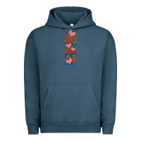 Pigment Midnight Navy usa flag and cross penwraps Urban Hoodie - Artiststas