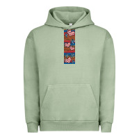 Pigment Oil Green usa flag and cross penwraps Urban Hoodie - Artiststas