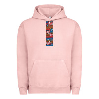 Pigment Salmon usa flag and cross penwraps Urban Hoodie - Artiststas