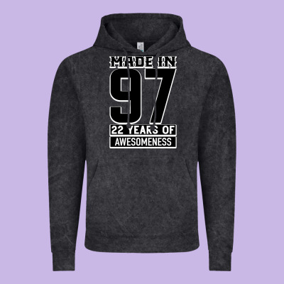 Made In 97 22 Years Of Awesomeness Vintage Hoodie Designed By Bettercallsaul