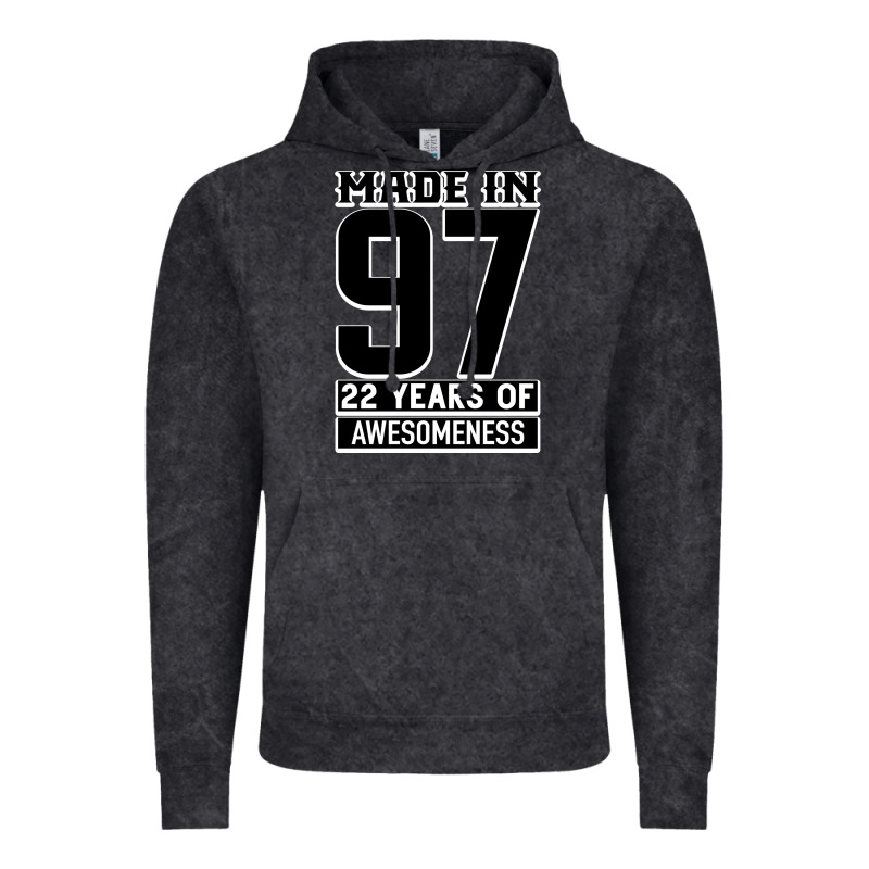 Made In 97 22 Years Of Awesomeness Vintage Hoodie by Bettercallsaul | Teevron