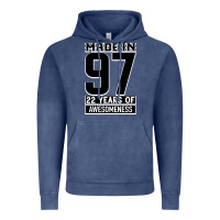 Vintage Denim Made In 97 22 Years Of Awesomeness Vintage Hoodie - Bettercallsaul
