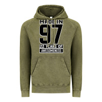 Vintage Olive Made In 97 22 Years Of Awesomeness Vintage Hoodie - Bettercallsaul