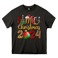 Asphalt family christmas 2024 Heavy Core Tee - MaliasSmallBusiness