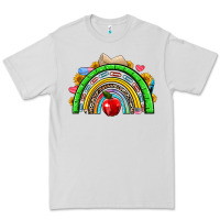 Dove Grey school rainbow Premium Tee - NancyCooperArtShop