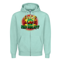 Seafoam feeling blacknificent Zipper Hoodie - FaDigitalArtStudio