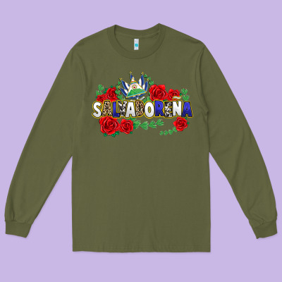 Salvadorena Long Sleeve Tee Designed By Texasbilliewilder