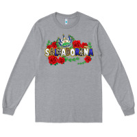 Heather Grey salvadorena Long Sleeve Tee - texasbilliewilder