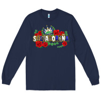 Navy salvadorena Long Sleeve Tee - texasbilliewilder