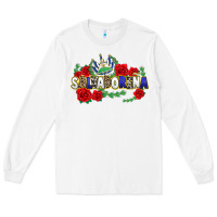 White salvadorena Long Sleeve Tee - texasbilliewilder